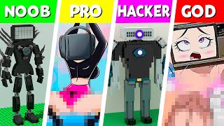 LEGO ALL Characters in Skibidi Toilet Noob Pro HACKER  Skibidi Toilet Collection 434 [upl. by Treborsemaj]