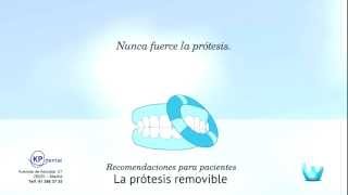 Recomendaciones para pacientes  La Prótesis Removible [upl. by Lenox928]