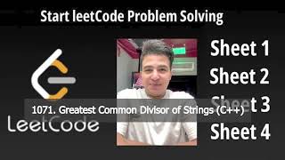 Problem solving LeetCode 1071 Greatest Common Divisor of Strings C [upl. by Jayne]