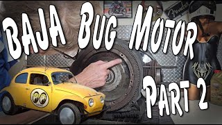 Removing the clutch and flywheel with Return of the Bug Eyed Baja Bug Part 2 [upl. by Nasah]