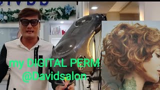 my DIGITAL PERM DavidsalonRobinsons Place Tacloban City [upl. by Arze]