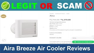 Aira Breeze Air Cooler Reviews  Nov 2024 Beware of Scam Watch Now [upl. by Glynn]