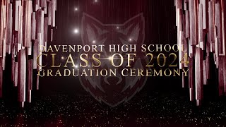 Davenport High School Class of 2024 Graduation Ceremony [upl. by Ahsinav]