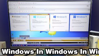 Installing Windows Inside of Windows Inside of Windows Inside of Windows [upl. by Simara]