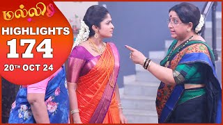 Malli Serial  EP 174 Highlights  20th Oct 2024  Nikitha  Vijay  Saregama TV Shows Tamil [upl. by Peltier981]