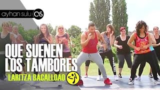 Zumba QUE SUENEN LOS TAMBORES  Laritza Bacalloao  by A SULU amp FRIENDS Zumba  Latin POP [upl. by Aenad]