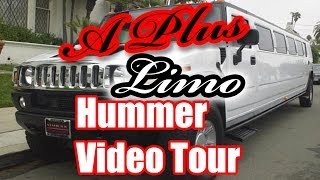 Hummer H2 Limo  Limo Service San Diego  A Plus Limos [upl. by Dahcir996]