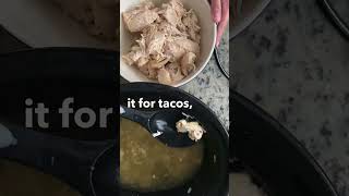 Crockpot Shredded Chicken  How to Make Shredded Chicken in the Slow Cooker  Pulled Chicken Recipes [upl. by Neerak]