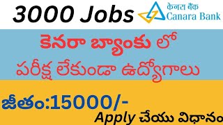 Canara Bank Apprentice Apply process Form Fill Up  Canara Bank jobs [upl. by Odrautse]