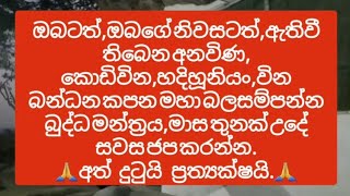 මහා බලසම්පන්න බුද්ධ මන්ත්‍රයඅත්දුටුයි ප්‍රත්‍යක්ෂයි maithreebawanawameditationmaithreemeditation [upl. by Chloe]