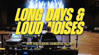 Tour Vlog What Does A Sound Engineer Do All Day [upl. by Nance]