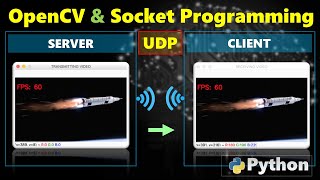 How to send video using UDP socket in Python Socket Programming tutorial [upl. by Atekahs212]