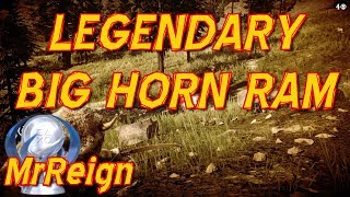 Red Dead Redemption 2  Hunting The Legendary Big Horn Ram  Crafting the Ram Horn Trinket [upl. by Asiaj]