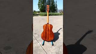 Aiersi Glossy Solid Spruce Top Mahogany Orchestra Acoustic Guitar [upl. by Werra392]