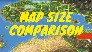 Video Game Map Size Comparison  3D [upl. by Millda583]