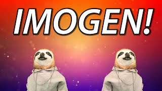 HAPPY BIRTHDAY IMOGEN  SLOTH HAPPY BIRTHDAY RAP [upl. by Gherardi928]