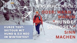 Test Skitour mit Hund DJI Neo im Salzkammergut [upl. by Arquit]