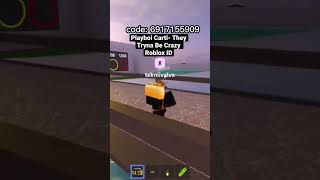 Playboi Carti They Tryna Be Crazy Roblox ID [upl. by Tucky745]