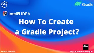 How to create a Gradle Project in IntelliJIDEA  Java Gradle Project  IntelliJIDEA Tutorial [upl. by Jonna]