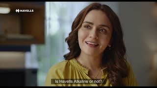 Havells Alkaline Water Purifiers  Sahi Paani Ka Sign Havells Alkaline  Bengali [upl. by Akkinahs]