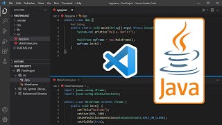 Create Your First Java Project using Visual Studio Code 2021 and Java JDK 17 [upl. by Ielhsa]