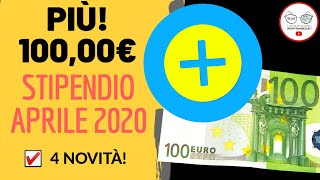 PREMIO BONUS 100€ APRILE 2020  NOVITÀ CALCOLO E GUIDA DEFINITIVA [upl. by Llewkcor]