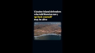 Ukraine Snake Island defenders may be alive shorts [upl. by Sardse]