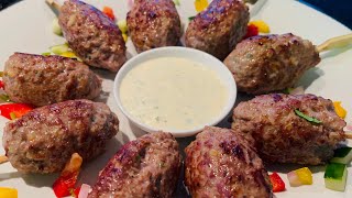 LAMB KOFTAS WITH TZATZIKI SAUCE [upl. by Ragg]