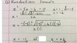 Graad 11 Kwadraties vergelyking opgelos op 3 verskillende maniere wiskvaw wiskdo 21 [upl. by Idell996]