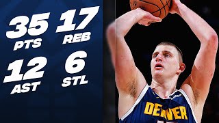 Nikola Jokic Leads Nuggets Comeback In TRIPLEDOUBLE Performance 👀  March 11 2024 [upl. by Akayas200]