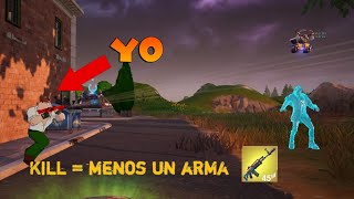 FORTNITE pero una KILL  SOLTAR UN ARMA😎 [upl. by Alliber772]