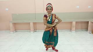 Kalinga Narthana Thillana Kuchipudi Dance By  Gogada Rishika [upl. by Eissahc]