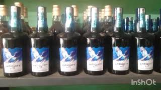 Antiquity Blue Whisky375mlnew price 620Alcohol 428West Bangal India 2024 [upl. by Enirbas]