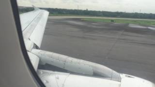 Myanmar Airways International 8M231 take off from Yangon International Airport [upl. by Llenil]