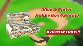 2024 Allen amp Ginter Hobby Box Opening We Got 4 Hits In 1 Box [upl. by Eads]