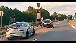 Tödlicher Porsche Unfall auf der A44 bei Unna [upl. by Genie359]