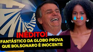 Fantástico divulga áudio que prova inocência de Bolsonaro sobre golpe Apresentador surtou ao vivo [upl. by Anaila]