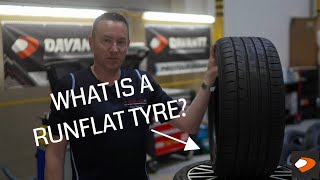 What is a Runflat tyre  Davanti Protoura Sport DSP Runflat [upl. by Enois]