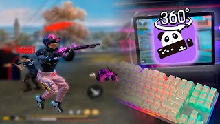 MOBILADOR JOGANDO NO 360 PERFEITO NOVO MELHOR PANDA MOUSE PRO  FREE FIRE [upl. by Ynez]