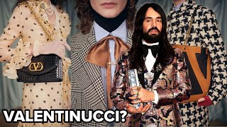 Does Valentino Look Too Similar To Gucci Alessandro Micheles Surprise Valentino Collection [upl. by Wall]