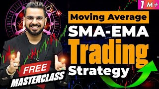 Moving Average amp Exponential Moving Average  SMA EMA Trading Strategy  Stock Market Training [upl. by Guilbert162]