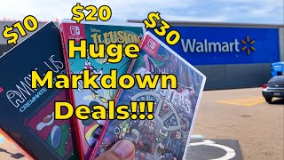 Walmart Video Game Clearance Markdowns Are Amazing This Week Retail Video Game Hunting For Deals [upl. by Arny]