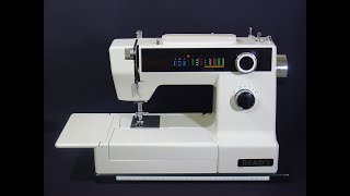 Reads Crownpoint SZA 645F sewing machine  instructions [upl. by Liebowitz]