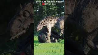 🦖INDOMINUS REX vs ANKYLOSAURUS and TREX in JWE2 jurassicpark jurassicworld jwe2 trex dino [upl. by Ezekiel]