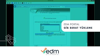 EDM PORTAL GİB BERAT YÜKLEME [upl. by Guadalupe193]