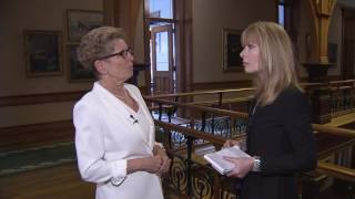 Premier Wynne on the Liberals move to increase the minimum wage [upl. by Tisman]