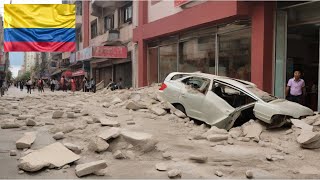 Colombia now Strong Magnitude 56 Earthquake Hit Cartago [upl. by Willdon]