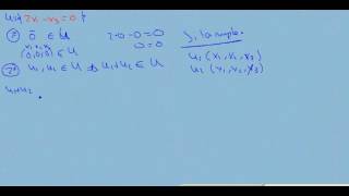Espacios vectoriales 7 subespacios vectoriales 3 demostración de subespacios [upl. by Alphonsine602]
