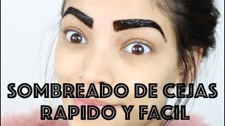 Cejas Hermosas  Sombreado de cejas FACIL Y RAPIDO l Cukismakeup [upl. by Werdma]