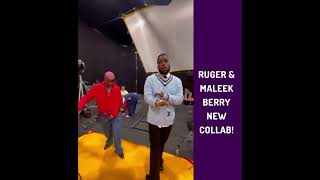 Maleek Berry and Ruger on set [upl. by Terris]